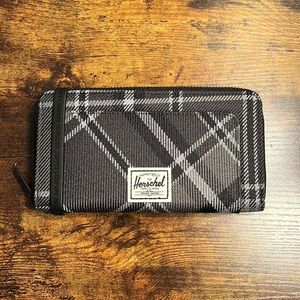 Herschel Supply Company Thomas Wallet - Greyscale Plaid